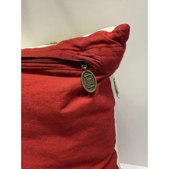 Pier 1 Imports Embroidered Floral Pillows 17x15 Boho Multicolor Embroidery Set 2 - Picture 6 of 11